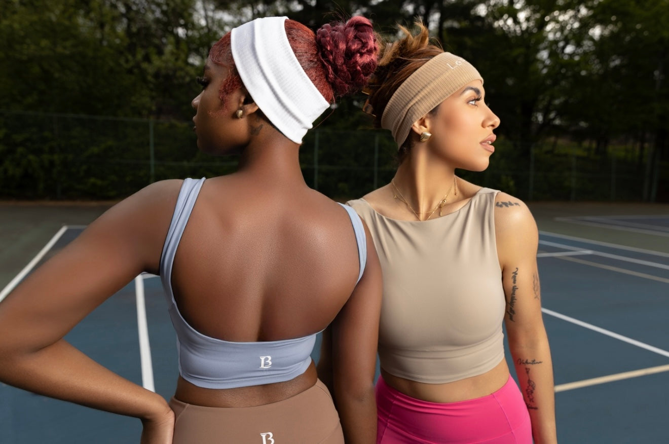 Le’ Brand Back Active Top